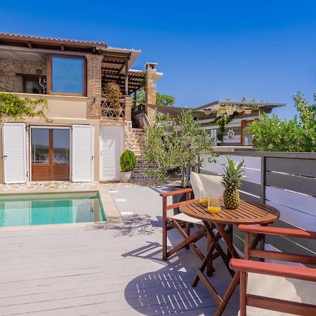 Villa Tramonto With Private Heated Pool, By Zantewize Volímai エクステリア 写真