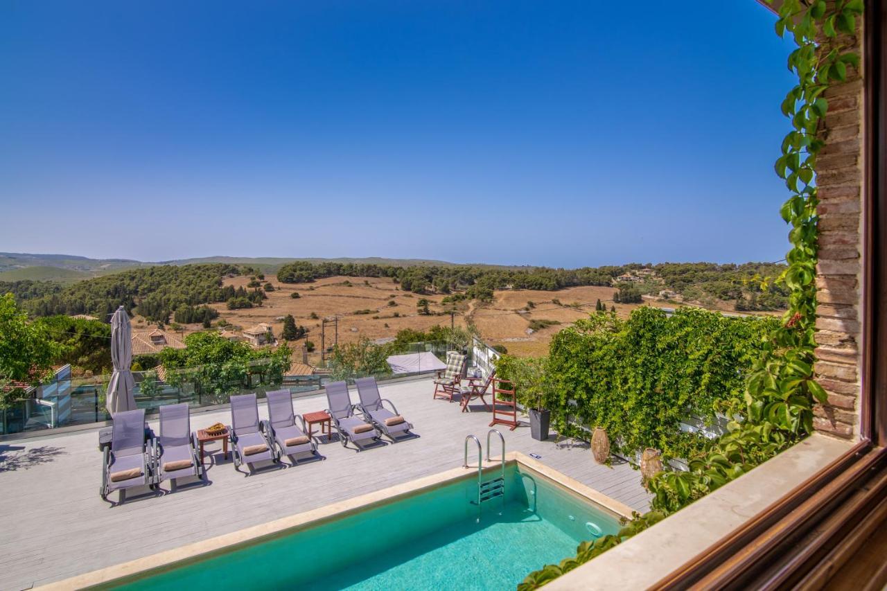 Villa Tramonto With Private Heated Pool, By Zantewize Volímai エクステリア 写真