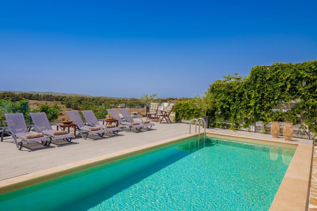 Villa Tramonto With Private Heated Pool, By Zantewize Volímai エクステリア 写真