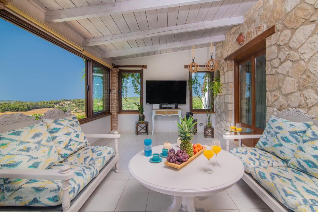 Villa Tramonto With Private Heated Pool, By Zantewize Volímai エクステリア 写真