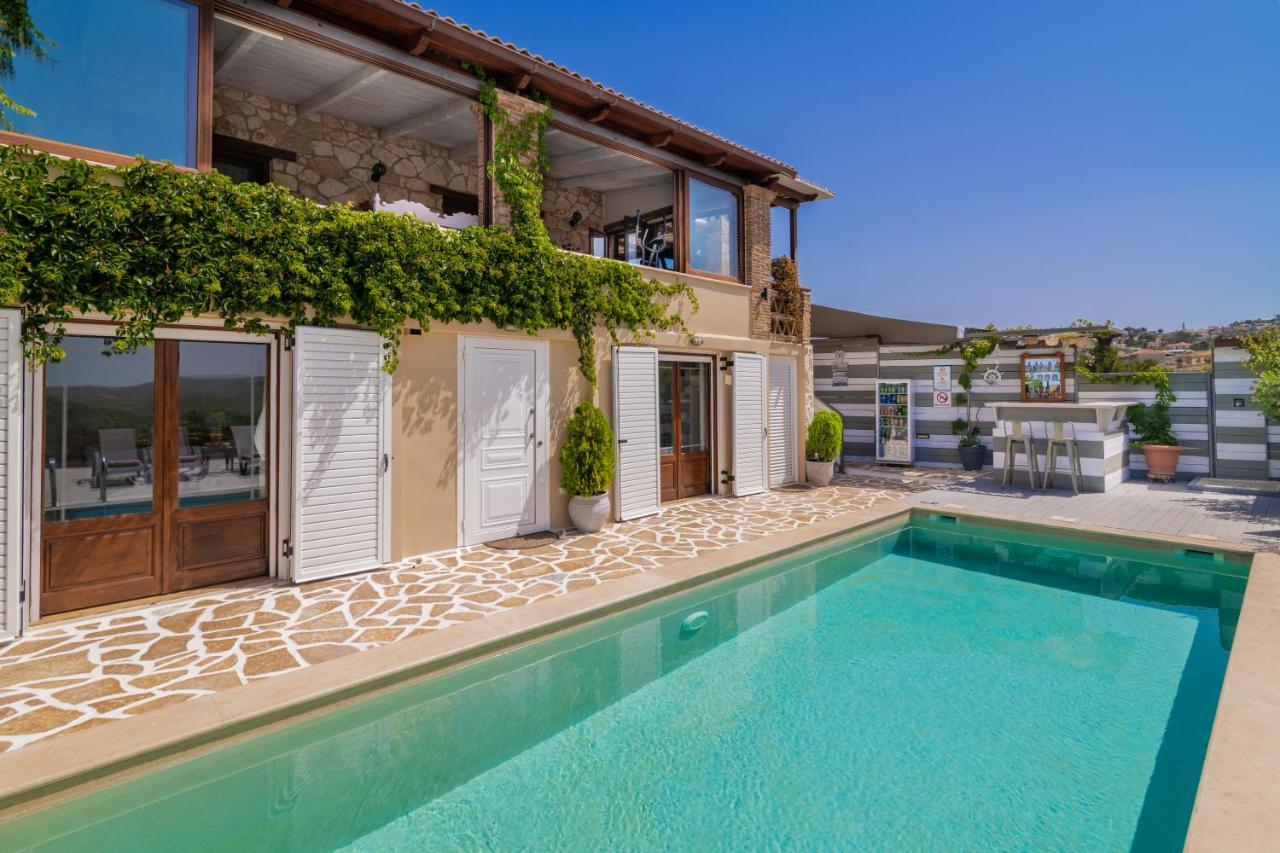 Villa Tramonto With Private Heated Pool, By Zantewize Volímai エクステリア 写真